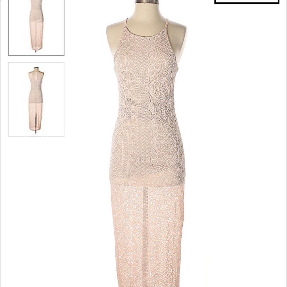 Lace maxi dress